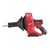 Milwaukee M12 BDC8-202C akkus lefolyócsotisztító 8mm-es spirális kábellel 12V 2x2,0Ah