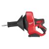 Milwaukee M12 BDC6-0C akkus lefolyócsotisztító 6mm-es spirális kábellel 12V alapgép