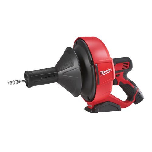 Milwaukee M12 BDC6-202C akkus lefolyócsotisztító 6mm-es spirális kábellel 12V 2x2,0Ah