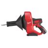 Milwaukee M12 BDC6-202C akkus lefolyócsotisztító 6mm-es spirális kábellel 12V 2x2,0Ah