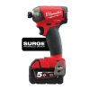 Milwaukee M18 FQID-502X akkus hidraulikus ütvecsavarozó 1/4? HEX 18V 2x5,0Ah