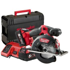   Milwaukee akkus fémvágó körfűrész M18 FMCS-502X 18V 2x5,0Ah