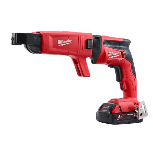 Milwaukee M18 FSGC-202X akkus csavarozó gipszkartonhoz csavarozótárral 18V 2x2,0Ah