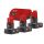 Milwaukee M12 NRG-603 akku és töltő szett 12V 3x6,0Ah