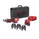 Milwaukee M12 HPT-202C V-KIT2 akkus hidraulikus prés szett 12V 2x2,0Ah