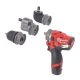 Milwaukee M12 FPDXKIT-202X akkus leveheto tokmányú ütvefúró-csavarozó 12V 2x2,0Ah