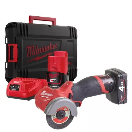 Milwaukee akkus szuperkompakt vágószerszám M12 FCOT-422X 12V 1x2,0Ah+1x4,0Ah