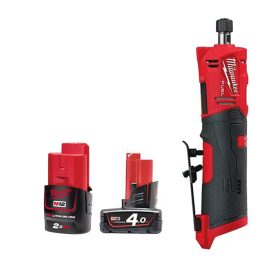   Milwaukee akkus egyenescsiszoló M12FDGS-422B 1x2,0Ah 1x4,0Ah 12V