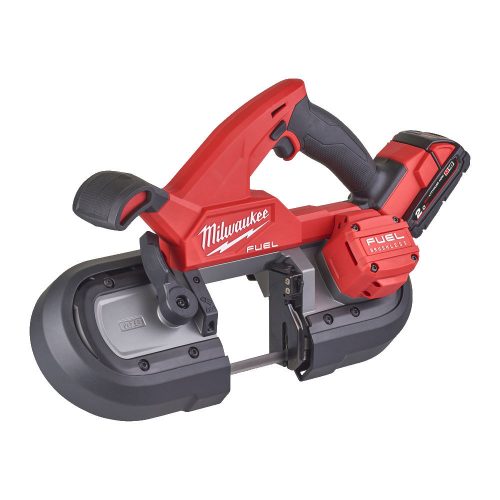 Milwaukee M18 FBS85-202C akkus szalagfűrész 18V 2x2,0Ah