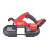 Milwaukee M18 FBS85-202C akkus szalagfűrész 18V 2x2,0Ah