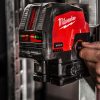 Milwaukee M12 CLLP-0C akkus zöld keresztvonal- és pontlézer 12V alapgép