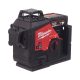 Milwaukee M12 3PL-401C akkus zöld 360° 3 síkú lézer 12V 1x4,0Ah