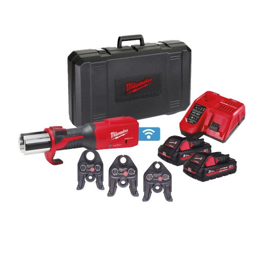 Milwaukee M18 ONEBLHPT-302C TH-SET akkus szénkefe nélküli hidraulikus prés szett 18V 2x3,0Ah