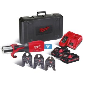   Milwaukee akkus hidraulikus présgép M18 ONEBLHPT-302C 12V 2x3,0Ah u szett