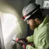 Milwaukee akkus fejlámpa IRHL450 450 lumen