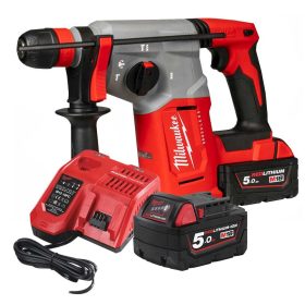   Milwaukee akkus SDS-Plus fúró-vésőkalapács M18 BLHX-502X 18V 2x5,0Ah