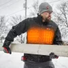 Milwaukee M12 HJBL5-0 akkus fekete színű fűthető kabát 12V akku és töltő nélkül L