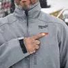 Milwaukee M12 HJGREY5-0 akkus szürke színű fűthető kabát 12V akku és töltő nélkül XXXL