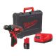 Milwaukee M12 BDD-201C akkus fúrócsavarozó 12V 1x2,0Ah