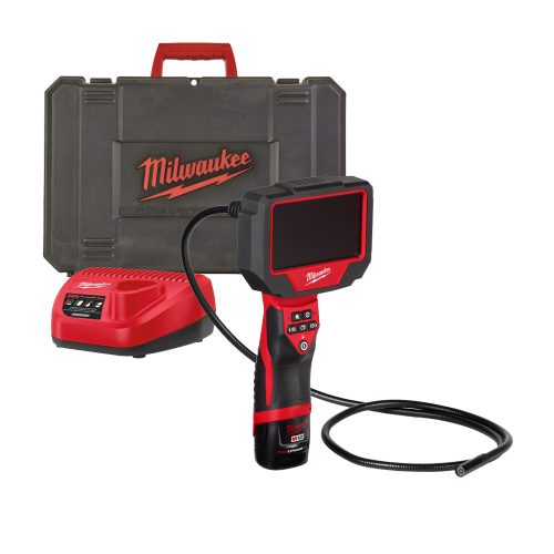 Milwaukee M12 360IC12-201C akkus vizsgálókamera 360° 12V 1x2,0Ah