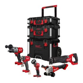 Milwaukee M18 FPP3Q-502B akkus erőcsomag 18V 2x5,0Ah -   Webáruház