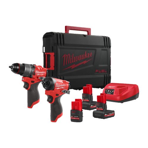 Milwaukee M12FPP2A2-5253X akkus erocsomag 12V 1x2,5Ah+2x5,0Ah