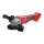 Milwaukee sarokcsiszoló hosszú alsó kapcsolóval M18 BLSAG125XPD-0 18V alapgép