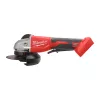 Milwaukee sarokcsiszoló hosszú alsó kapcsolóval M18 BLSAG125XPD-0 18V alapgép