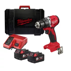   Milwaukee akkus fúrócsavarozó M18 BLDDRC-502C 18V 2x5,0 Ah