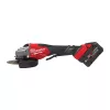 Milwaukee akkus sarokcsiszoló M18 FHSAG125XPDB2-802 18V 2x8,0 Ah, HD kofferben