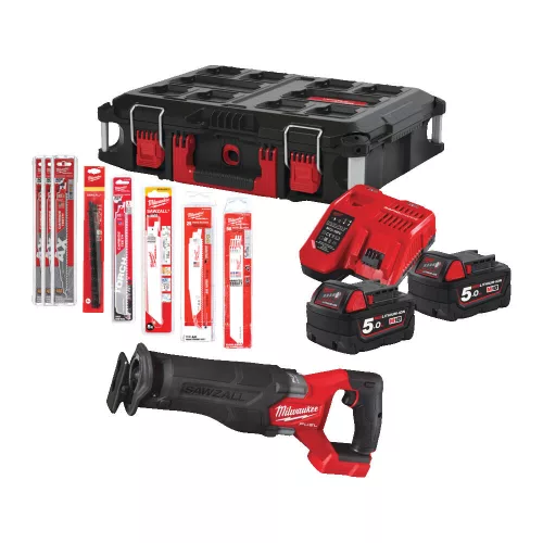 Milwaukee FUEL akkus erőcsomag M18 FSZ100P-502P 18V 2x5,0 Ah Packout kofferben