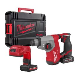   Milwaukee akkus SDS-Plus fúró-vésőkalapács M12 FHAC16-502X 12V 2x5,0 Ah, Heavy Duty kofferben