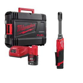   Milwaukee akkus cserélhető adapteres racsnis csavarkulcs M12 FPTR-202X 12V 2x2,0 Ah, HD kofferben