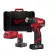 Milwaukee akkus fúró-csavarozó M12 BLDDRC-402C 12V 2x4,0 Ah, kofferben