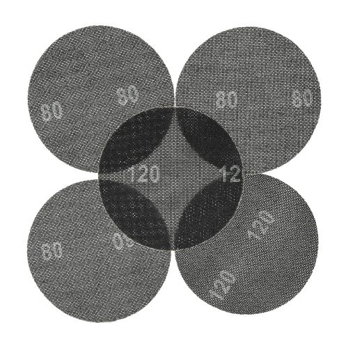 Einhell csiszolórács (3xP80, 2xP120) 180mm 5 részes