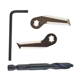   Milwaukee körkivágóhoz cserélhető él és előfúró készlet 4 részes