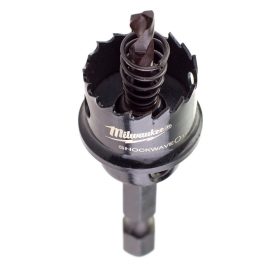   Milwaukee Shockwave Impact körkivágó központosító adapterrel rozsdamentes acélhoz és alumíniumhoz 19mm