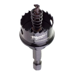   Milwaukee Shockwave Impact körkivágó központosító adapterrel rozsdamentes acélhoz és alumíniumhoz 22mm