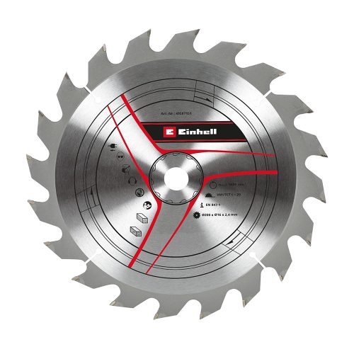 Einhell körfűrészlap fához 200x16x2,4mm 20 fog