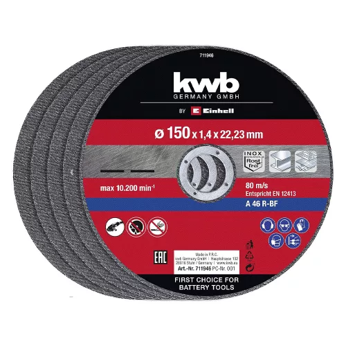 Einhell vágókorong 150x1,0mm 5db/csomag