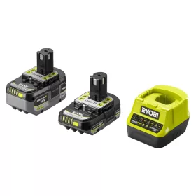   Ryobi ONE+ akkumulátor és töltő szett RC18120-242X 18V 1x2,0Ah+1x4,0Ah
