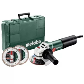   Metabo sarokcsiszoló + 2db gyémánttárcsa WEQ 1400-125 1400W, 125mm