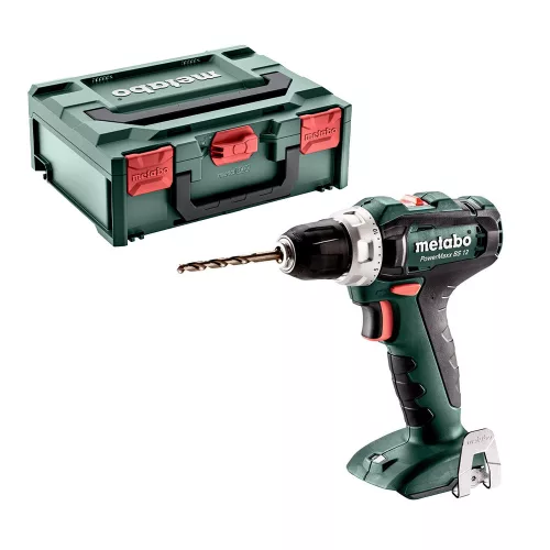 Metabo akkus fúrócsavarozó PowerMaxx BS 12 BL Quick 12V alapgép Metabox kofferben
