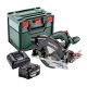 Metabo KS 18 LTX 57 akkus körfűrész 18V 2x5,2Ah Metabox kofferben