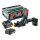 Metabo akkus orrfűrész SSE 18 LTX Compact 18V 2x2,0Ah Li-Power Metabox kofferben