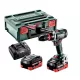Metabo BS 18 LTX-3 BL Q Metal Akkus fúrócsavarozó 2x18 V/5,5 Ah, ASC 145, MetaBOX 145 L