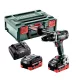 Metabo BS 18 LTX-3 BL Metal Akkus fúrócsavarozó 2x18 V/5,5 Ah, ASC 145, MetaBOX 145 L