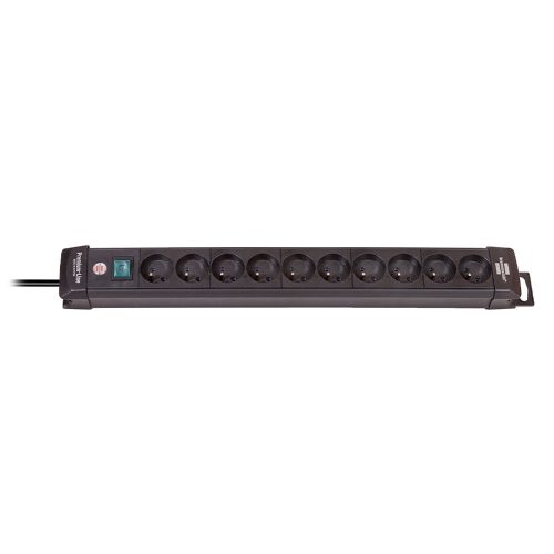 Brennenstuhl Premium-Line elosztósor 10 zugaljjal fekete 3m