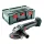 Metabo akkus sarokcsiszoló 18V W 18 LT BL 11-125 alapgép Metabox kofferben, 125mm