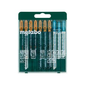   Metabo 10 részes dekopír fűrészlap készlet fához, fémhez és műanyaghoz